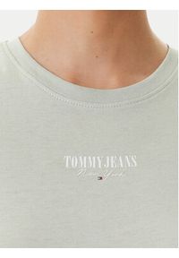 Tommy Jeans T-Shirt Essential DW0DW20913 Zielony Slim Fit. Kolor: zielony. Materiał: bawełna #4