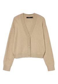 Vero Moda Kardigan Gold Art 10332210 Beżowy Regular Fit. Kolor: beżowy. Materiał: syntetyk #5