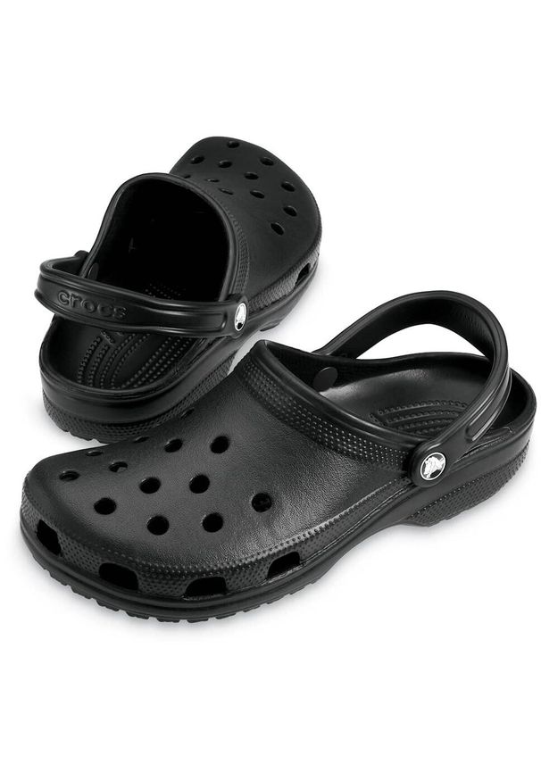 Klapki dla dorosłych Crocs Classic. Kolor: czarny. Materiał: syntetyk, materiał