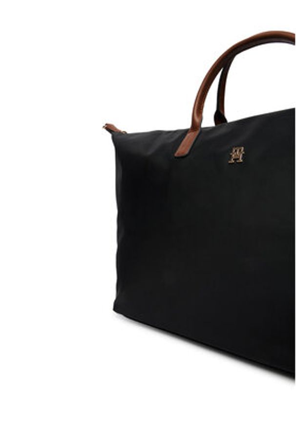 TOMMY HILFIGER - Tommy Hilfiger Torebka Pepette Weekender AW0AW18425 Czarny. Kolor: czarny