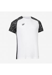 KIPSTA - Koszulka piłkarska krótki rękaw Kipsta Viralto Classic. Kolor: czarny, biały, wielokolorowy. Materiał: poliester, materiał. Długość rękawa: krótki rękaw. Długość: krótkie. Sport: piłka nożna #1