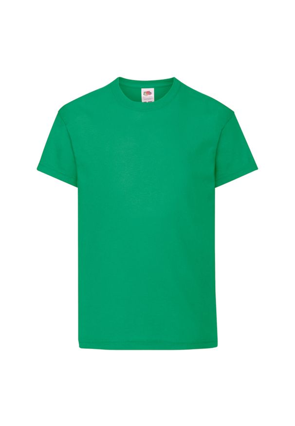 FRUIT OF THE LOOM - Oryginalna Koszulka Dla Dzieci. Kolor: zielony
