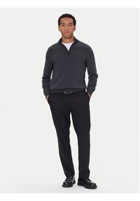 BOSS Sweter H-Hettore 50549976 Czarny Regular Fit. Kolor: czarny. Materiał: wełna #4