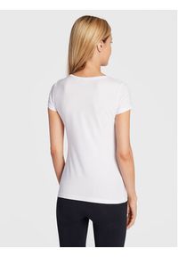 4f - 4F T-Shirt H4Z22-TSD350 Biały Regular Fit. Kolor: biały. Materiał: bawełna #4