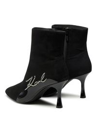 Karl Lagerfeld - KARL LAGERFELD Botki KL32744 Czarny. Kolor: czarny. Materiał: skóra, zamsz #2