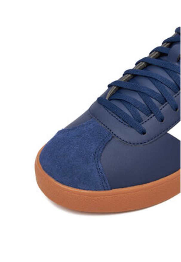 Adidas - adidas Sneakersy VL COURT BASE JR2212 Granatowy. Kolor: niebieski. Materiał: materiał
