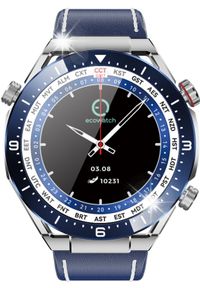 NoName - Smartwatch Smartwatch MAXCOM Ecowatch1 EW01SR 3 paski Srebrny Zegarek sportowy. Rodzaj zegarka: smartwatch. Kolor: srebrny. Styl: sportowy #1