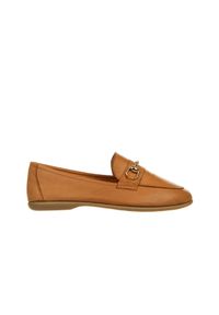 Mokasyny Bayla-161 158 2320 Coconut 161474, Brązowy, Skóra naturalna - 37. Kolor: brązowy. Materiał: skóra. Sezon: lato. Obcas: na obcasie. Wysokość obcasa: średni #1