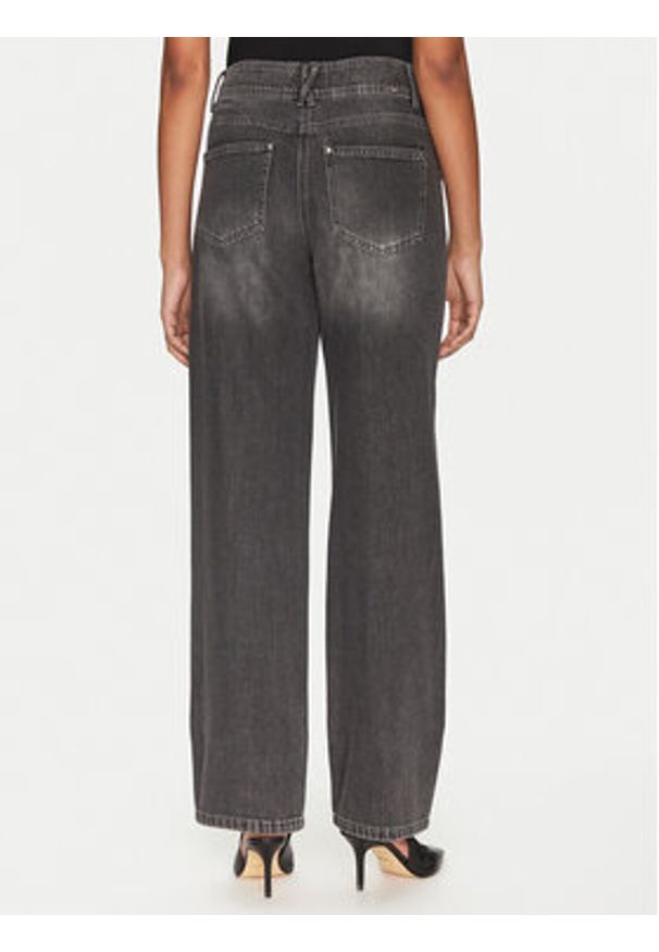 Morgan Jeansy 251-PELI Szary Wide Leg. Kolor: szary