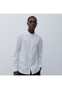 Reserved - Koszula slim fit z bawełny organicznej - Biały. Kolor: biały. Materiał: bawełna #1