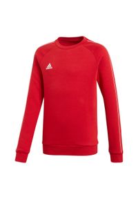 Adidas - Bluza dziecięca adidas Core 18. Kolor: wielokolorowy, biały, czerwony. Sport: piłka nożna, fitness