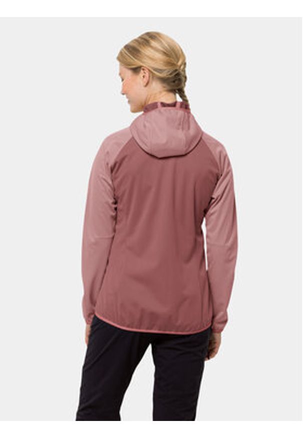 Jack Wolfskin Kurtka softshell Go Hike Softshell 1306862 Bordowy Regular Fit. Kolor: czerwony. Materiał: syntetyk