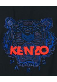 Kenzo - KENZO - Bluza z tygrysem. Kolor: czarny. Materiał: bawełna, materiał. Wzór: aplikacja. Sezon: lato, wiosna #2
