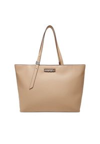 Hugo - HUGO Torebka 50541884 Beżowy. Kolor: beżowy. Materiał: skórzane #4
