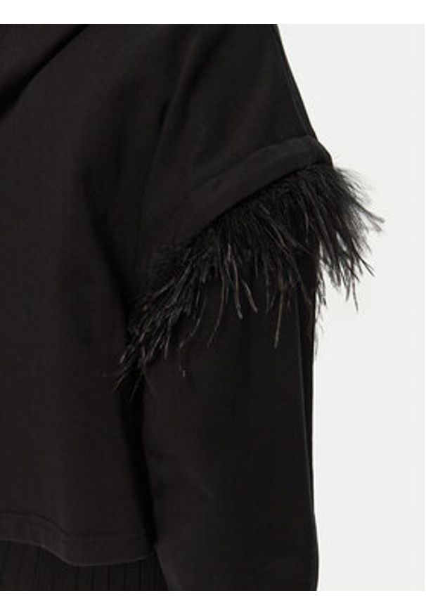 Pinko - PINKO Bluza 103129 A1LU Czarny Regular Fit. Kolor: czarny. Materiał: bawełna