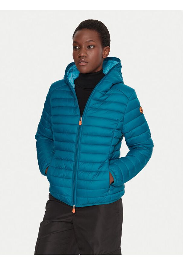 Save The Duck Kurtka przejściowa D33620W GIGA21 Niebieski Regular Fit. Kolor: niebieski. Materiał: syntetyk