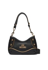Love Moschino - LOVE MOSCHINO Torebka JC4140PP1IL1100A Czarny. Kolor: czarny. Materiał: skórzane