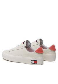 Tommy Jeans Sneakersy Tjw Leather Vulc. Flatform EN0EN02203 Écru. Materiał: skóra #3
