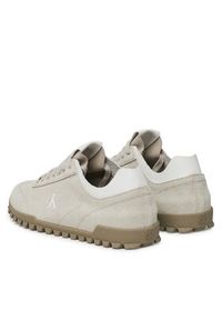 Calvin Klein Jeans Sneakersy Low Profile Runner Mg Sue YW0YW01898 Beżowy. Kolor: beżowy. Materiał: zamsz, skóra #5