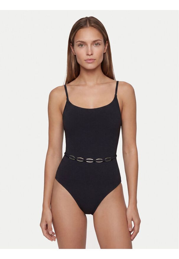 MICHAEL Michael Kors Strój kąpielowy MM06306 Czarny. Kolor: czarny. Materiał: syntetyk