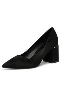 DeeZee Czółenka GAO-389 Czarny. Kolor: czarny. Materiał: materiał