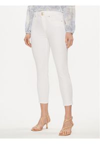 Guess Jeansy Capri W4GA80 D4PV3 Biały Skinny Fit. Kolor: biały