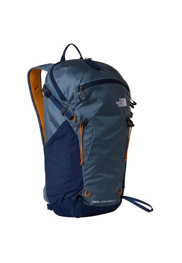 Plecak The North Face Trail Lite Speed 20L 0A87C9NOW1 - granatowy. Kolor: niebieski. Materiał: nylon. Wzór: paski