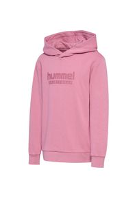 Bluza z kapturem dla dzieci Hummel Base. Typ kołnierza: kaptur. Kolor: różowy. Wzór: nadruk, aplikacja #1