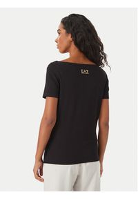 EA7 Emporio Armani T-Shirt 7W001444 AF10373 MC004 Czarny Slim Fit. Kolor: czarny. Materiał: bawełna #2
