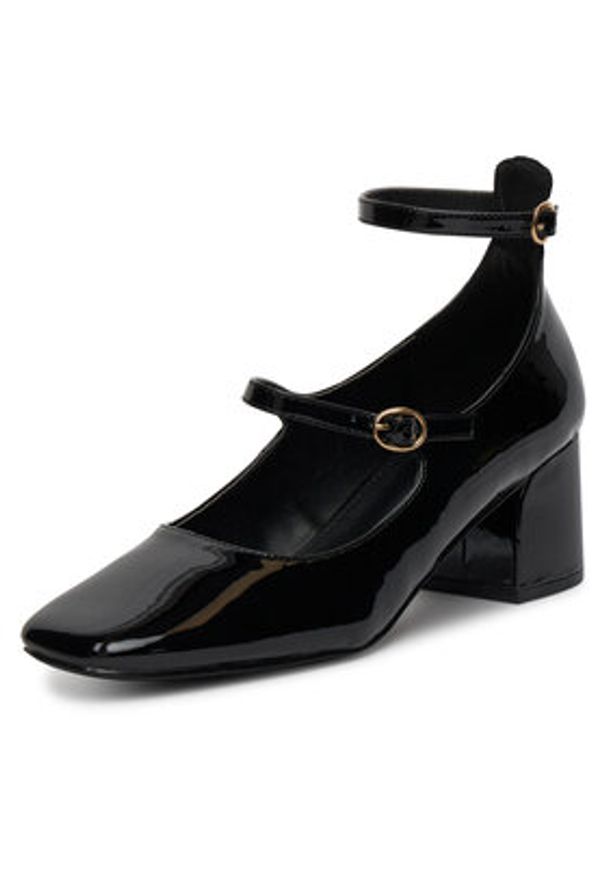 DeeZee Półbuty LWKK2026-2 Czarny. Kolor: czarny. Materiał: materiał, syntetyk