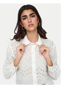 only - ONLY Koszula Valais 15269568 Biały Loose Fit. Kolor: biały. Materiał: bawełna #5