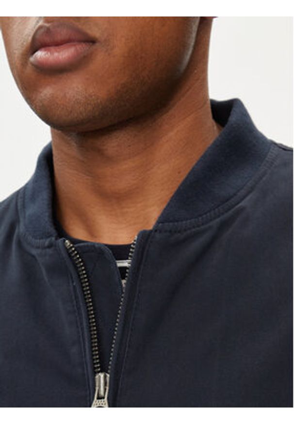 Pepe Jeans Kurtka bomber Ving PM402970 Granatowy Regular Fit. Kolor: niebieski. Materiał: bawełna