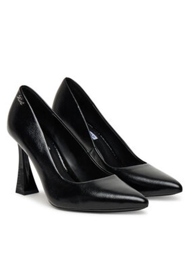 Karl Lagerfeld - KARL LAGERFELD Półbuty KL32011 Czarny. Kolor: czarny. Materiał: materiał