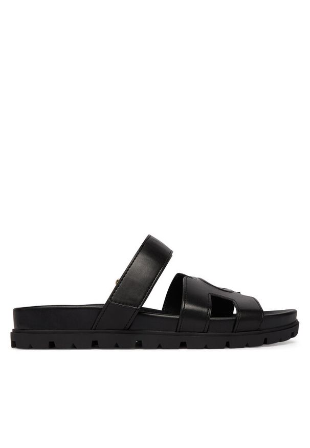 Klapki Guess. Kolor: czarny