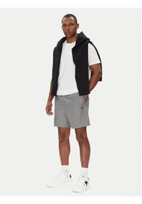 Calvin Klein Jeans Szorty sportowe Premium Terry LV04RC280G Szary Regular Fit. Kolor: szary. Materiał: bawełna. Styl: sportowy #3