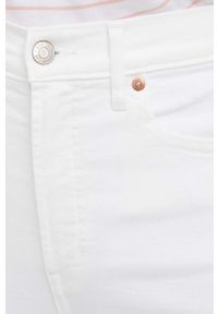 GAP jeansy damskie high waist. Stan: podwyższony. Kolor: biały #4