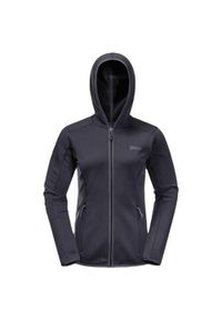 Bluza polarowa damska Jack Wolfskin Baiselberg. Kolor: czarny. Materiał: syntetyk