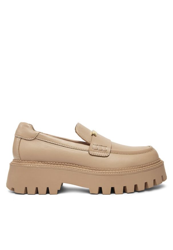 DeeZee Loafersy HY19001-2 Różowy. Kolor: różowy. Materiał: skóra