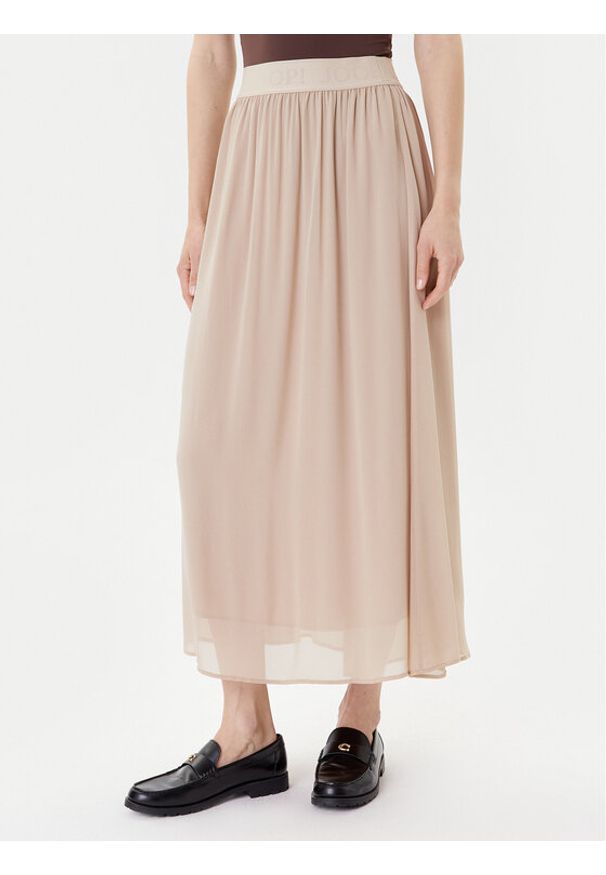 JOOP! Spódnica trapezowa 58 253S58Sumi 30047649 Beżowy Regular Fit. Kolor: beżowy. Materiał: wiskoza