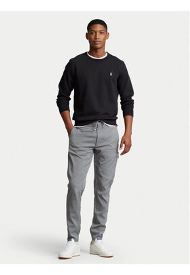 Polo Ralph Lauren Bluza 710888284003 Czarny Regular Fit. Typ kołnierza: polo. Kolor: czarny. Materiał: bawełna