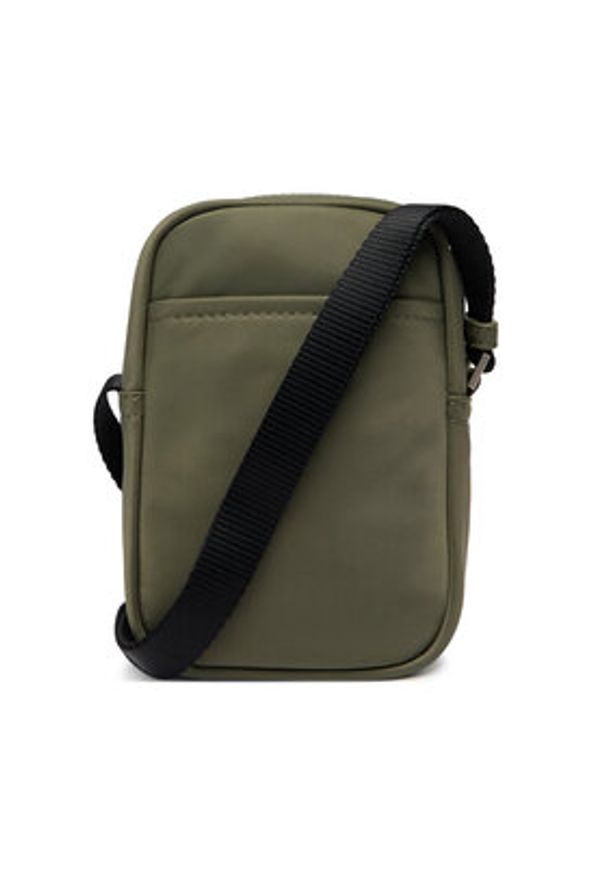 Calvin Klein Saszetka Sleek Slim Reporter LV04D3233G Zielony. Kolor: zielony. Materiał: materiał