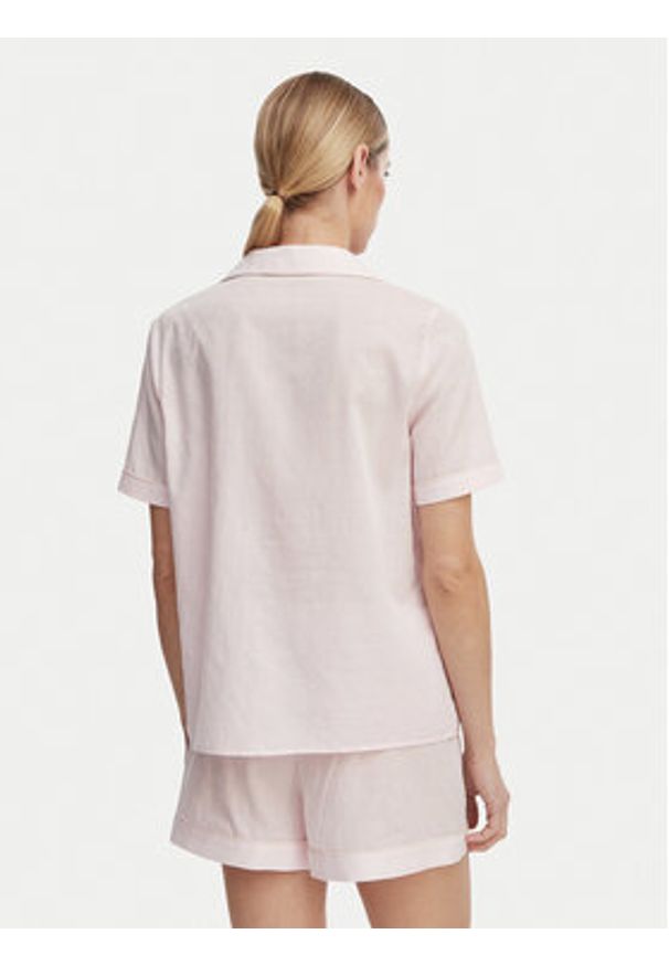 Guess Piżama O6GX00 WN011 Różowy jasny Regular Fit. Kolor: różowy. Materiał: bawełna