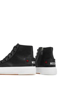 Love Moschino - LOVE MOSCHINO Trampki JA15022G1MIA0000 Czarny. Kolor: czarny. Materiał: skóra #6