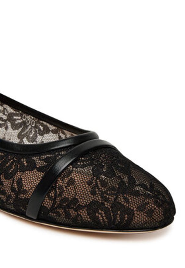 MALONE SOULIERS Baleriny Sabina 5-1 Czarny. Kolor: czarny. Materiał: materiał