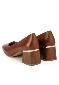 Clara Barson Czółenka WYL3492-2 Brązowy. Kolor: brązowy. Materiał: skóra #6