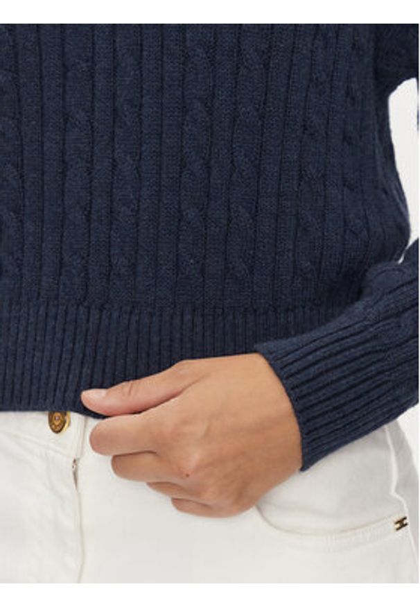 Tommy Jeans Sweter Rugby DW0DW18680 Granatowy Regular Fit. Kolor: niebieski. Materiał: bawełna