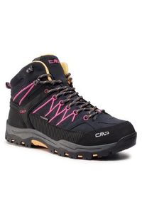 CMP Trekkingi Kids Rigel Mid Trekking Shoes Wp 3Q12944J Czarny. Kolor: czarny. Materiał: zamsz, skóra #3