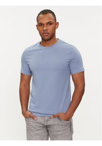 Guess T-Shirt Aidy M2YI72 I3Z14 Niebieski Slim Fit. Kolor: niebieski. Materiał: bawełna #1