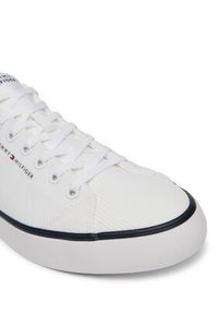 TOMMY HILFIGER - Tommy Hilfiger Tenisówki Hi Vulc Core Low Ii Mesh FM0FM05513 Biały. Kolor: biały. Materiał: materiał #3