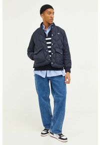 Tommy Jeans koszula bawełniana męska kolor niebieski relaxed z kołnierzykiem button-down. Typ kołnierza: button down. Kolor: niebieski. Materiał: bawełna. Długość rękawa: długi rękaw. Długość: długie #3